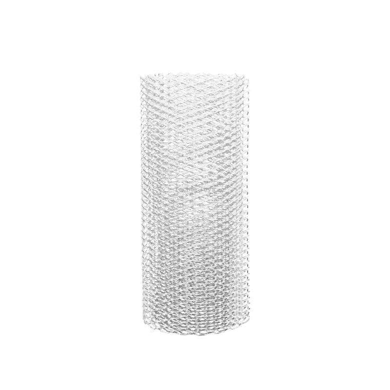 XH-6013 100x33cm Universal Car Grill Mesh Aluminum Alloy Grille Insert Bumper, Type:Large Hole(Silve