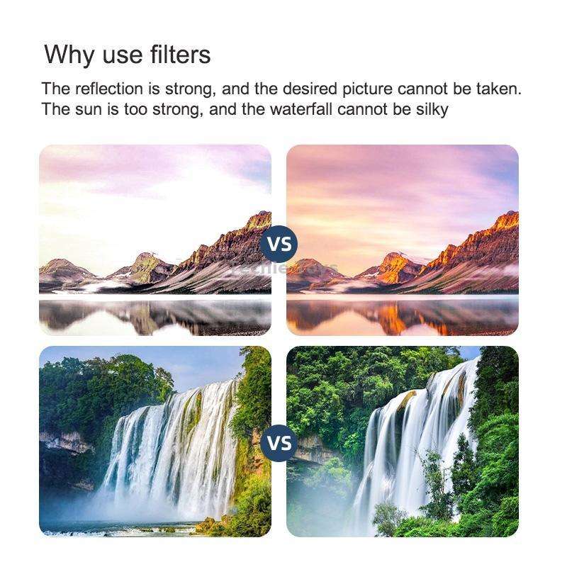 ND32 Filter Action Camera Lens Filter For GoPro Hero11 Black / Hero11 Black mini / HERO10 Black / HE