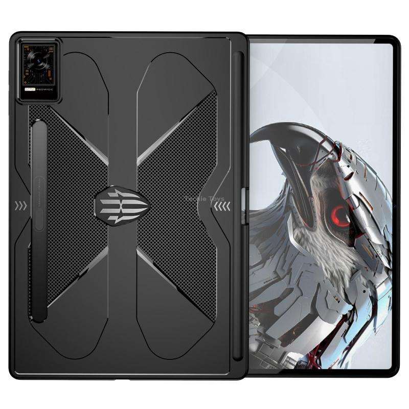 For ZTE nubia Red Magic Gaming Tablet All-inclusive Shockproof Cooling TPU Case(Black)