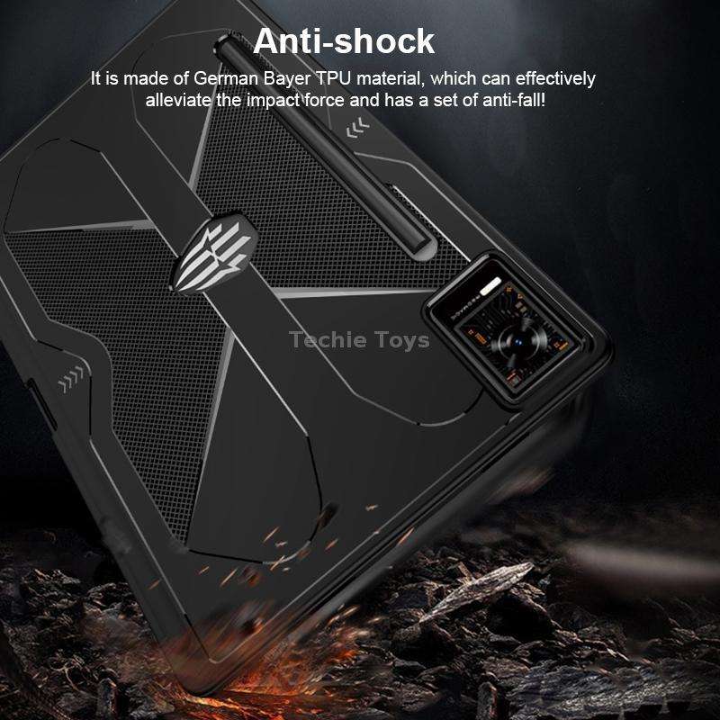 For ZTE nubia Red Magic Gaming Tablet All-inclusive Shockproof Cooling TPU Case(Black)