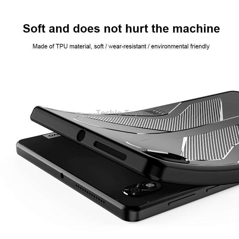 For ZTE nubia Red Magic Gaming Tablet All-inclusive Shockproof Cooling TPU Case(Black)