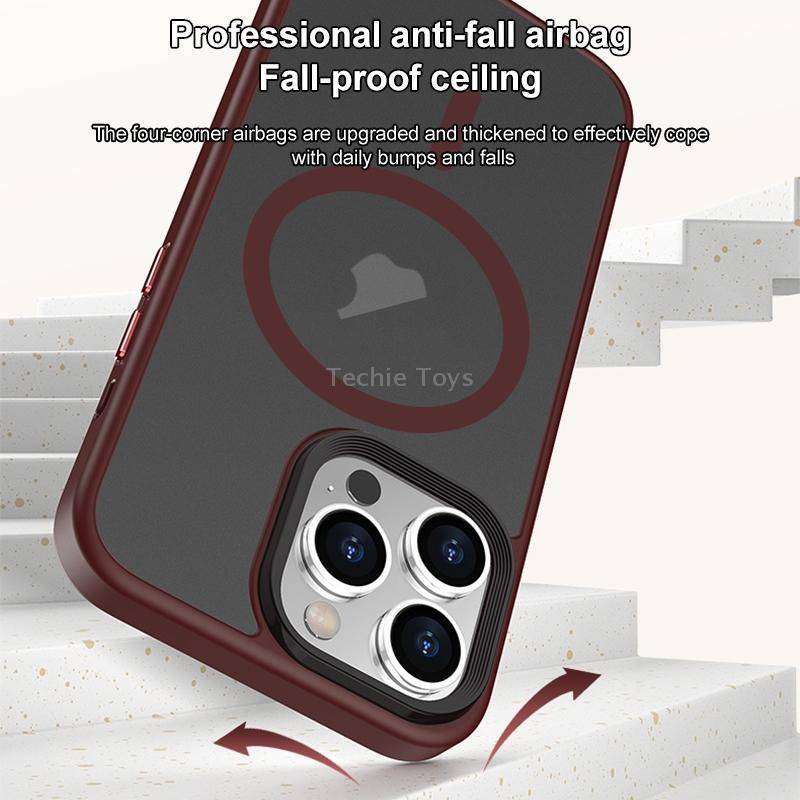 For iPhone 13 Brilliant Series MagSafe Micro-frosted Anti-fingerprint PC Phone Case(Black)
