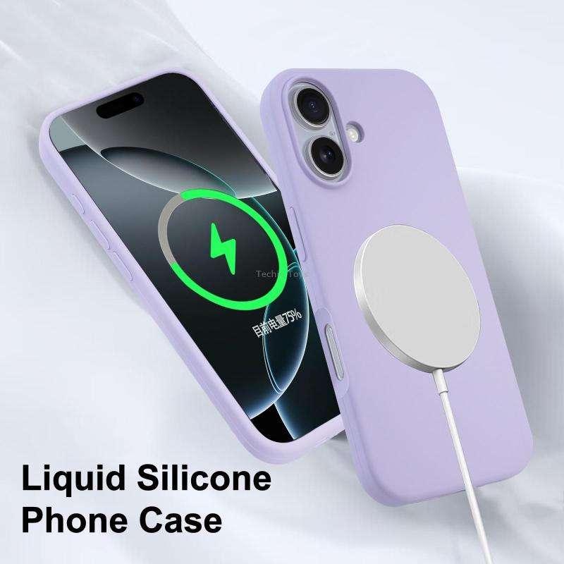For iPhone 13 Liquid Silicone Full Coverage MagSafe Phone Case(Deep Green)