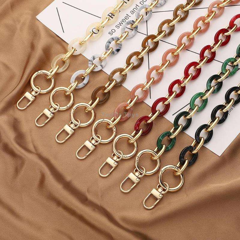 L204 Acrylic Handmade Chain Phone Lanyard with Gasket, Model:L204-ZS-40cm