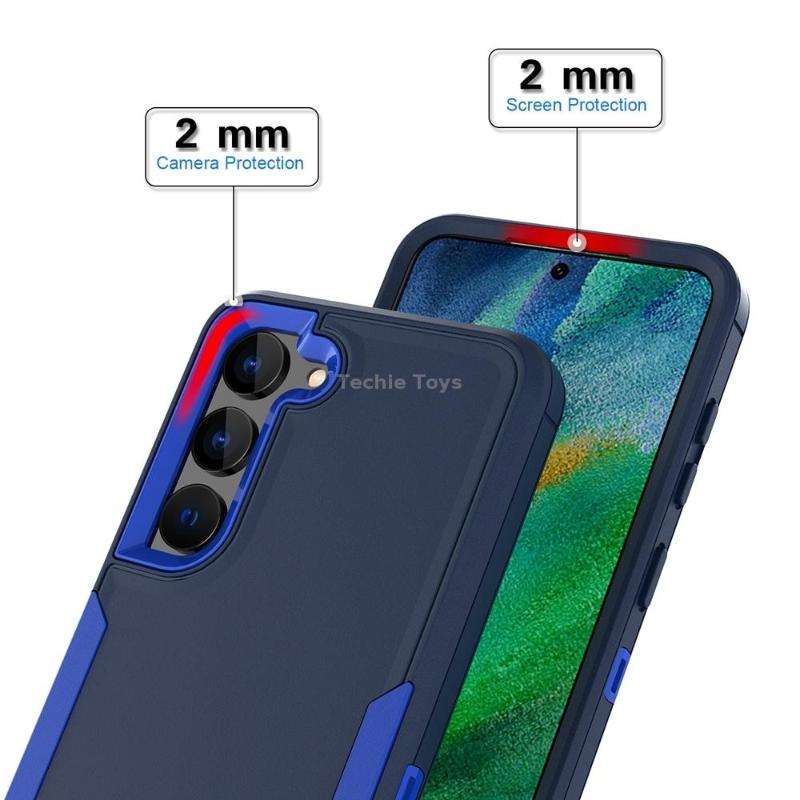 For Samsung Galaxy A54 5G Magnetic 2 in 1 PC Hybrid TPU Phone Case(Black)