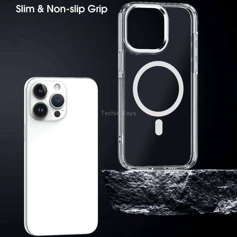 For iPhone XS / X MagSafe Magnetic Clear Phone Case(Sierra Blue)