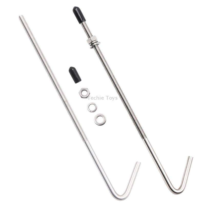 LS05 10 inch Car Battery Fixing Stainless Steel Bracket Bolt Kit