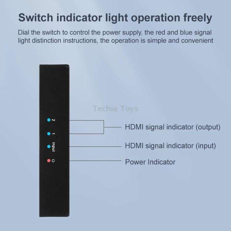 Measy SPH102 1 to 2 HDMI 1080P Simultaneous Display Splitter(UK Plug)