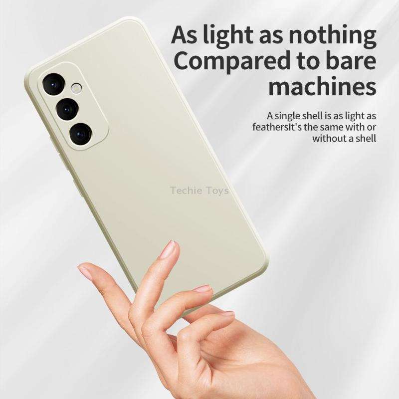 For Samsung Galaxy A35 Imitation Liquid Silicone Phone Case(White)