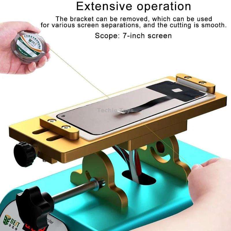 BEST B-918B 7 inch Multi-function Mobile Phone Screen Rotary Separator, US Plug