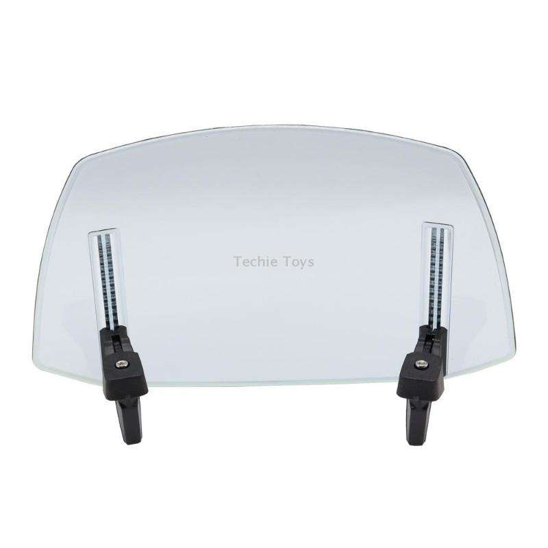 For Kawasaki / Honda / BMW / Yamaha Motorcycle Adjustable Windshield(Transparent Blue)