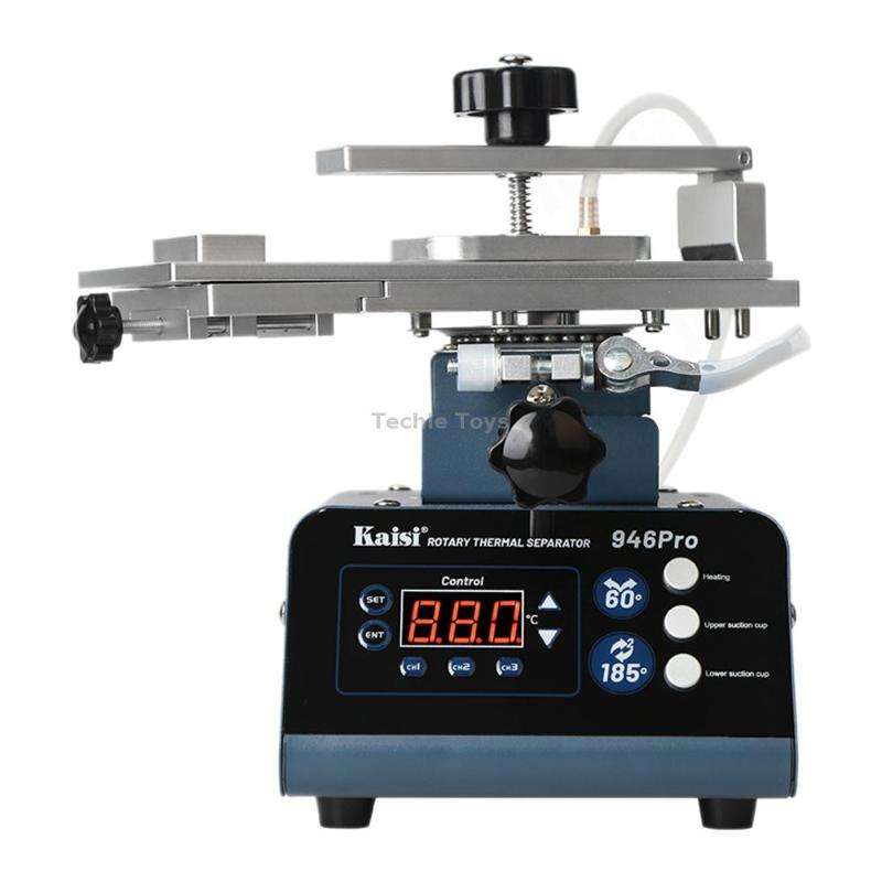 Kaisi 946 Pro LCD Touch Screen Separator Rotating Thermal Machine with Double Vacuum Pumps, UK Plug