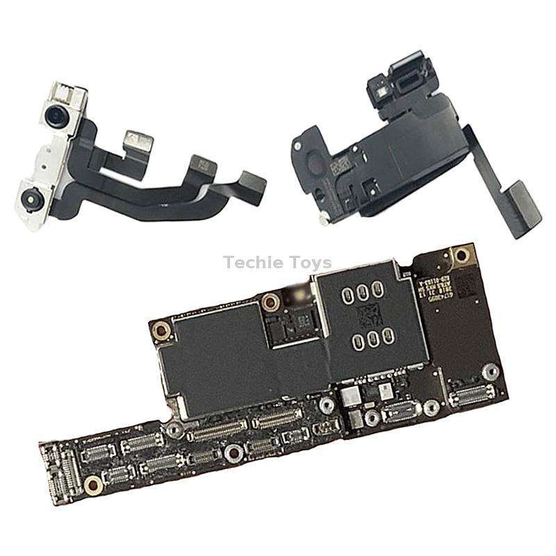 For iPhone XS Max 64G Original Unlocked Mainboard Single SIM E-SIM US Version with Face ID