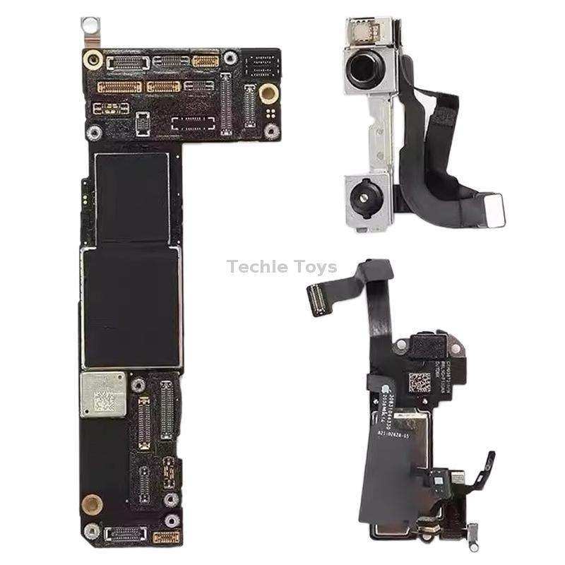 For iPhone 12 128GB Original Unlocked Mainboard Single SIM E-SIM US Version with Face ID