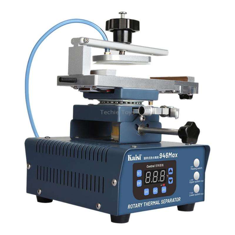 Kaisi 946 Max Double Vacuum Pumps LCD Separator Rotating Thermal Machine, UK Plug
