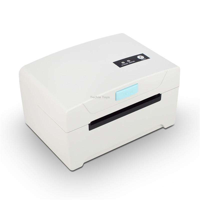 ZJ-8600 76x130 Single Paper Waybill Express Bill Label Printer, USB + Bluetooth Version, EU Plug