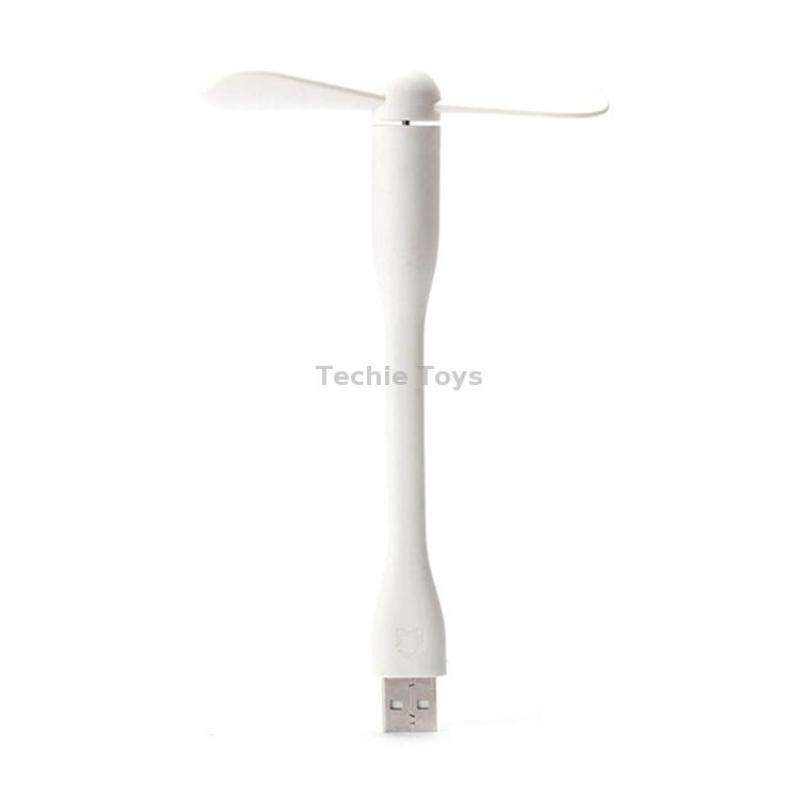 Original Xiaomi Mijia Portable Mini Mute USB Electric Fan (White)