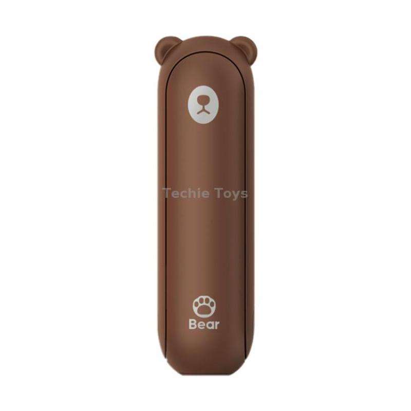 Xiaomi Youpin JISULIFE F8X Upgrade Version Multifunctional Mini Fan Handheld Folding Fan (Brown)