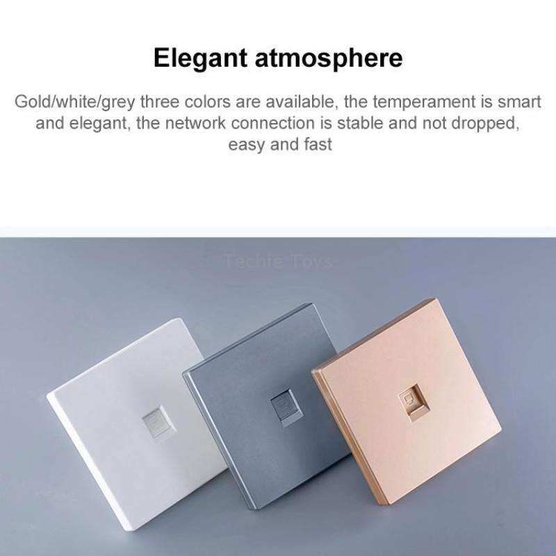 CAT.6 Shielded Pass-through Network Module, Dual Ports Panel + Shielded Pass-through + Telephone Soc