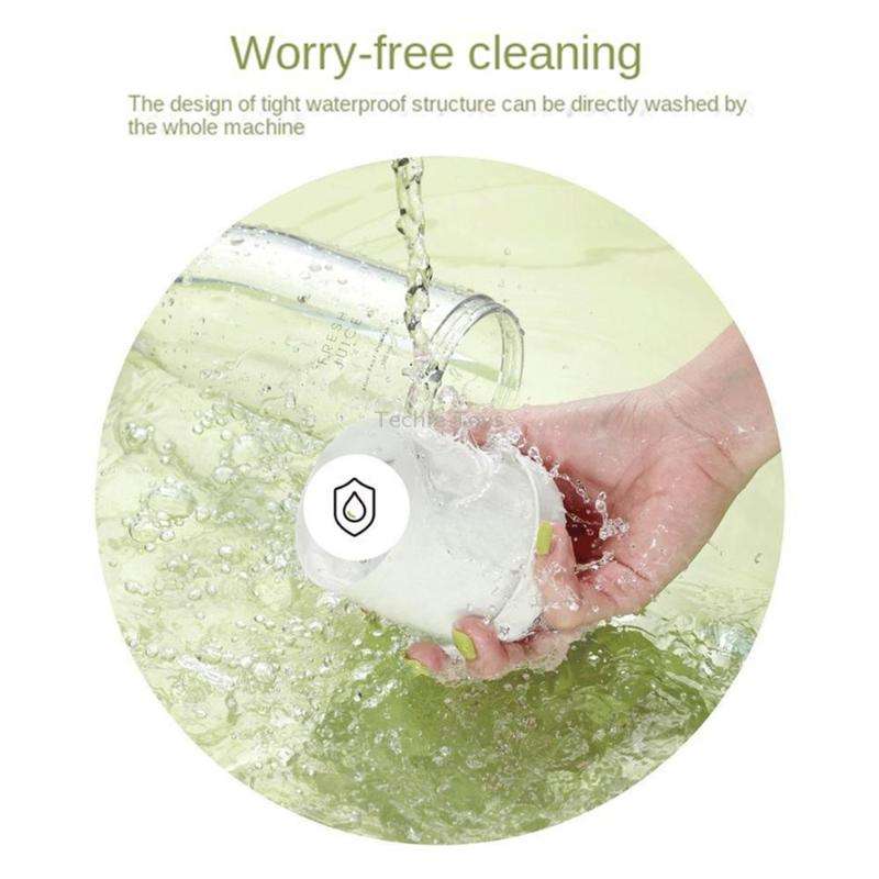 Wireless Charging Outdoor Portable Mini Electric Juicer (White)