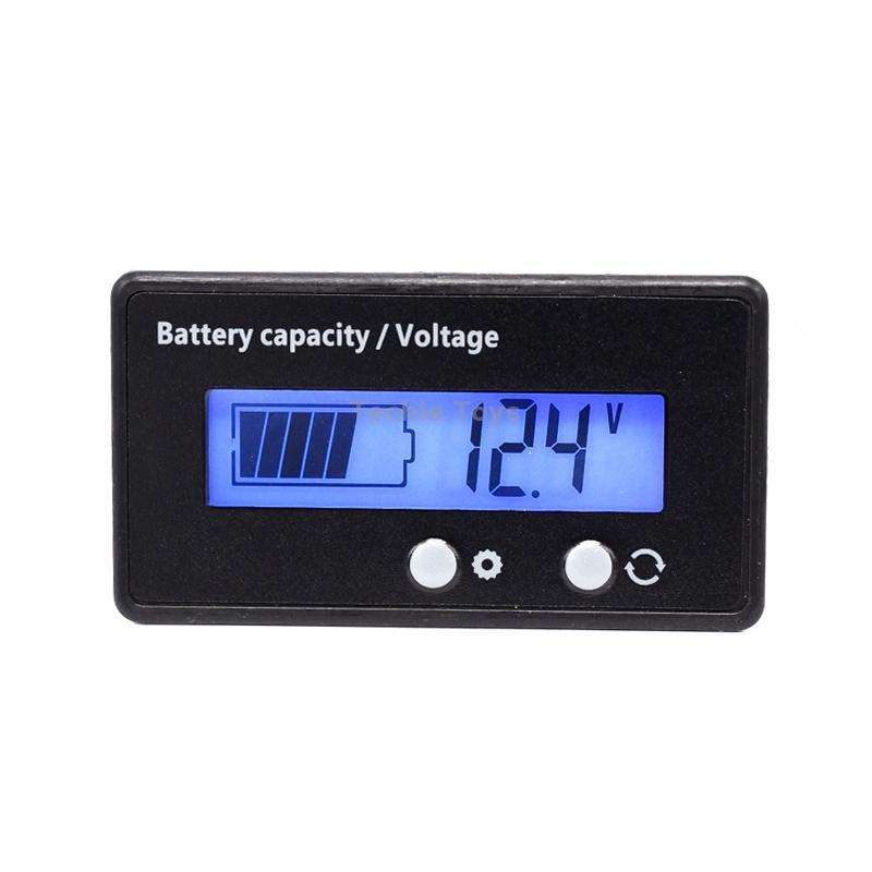 H6133 12V-84V Lead-acid Battery Voltage Tester Percentage Voltmeter Gauge Lithium Battery Status Mon