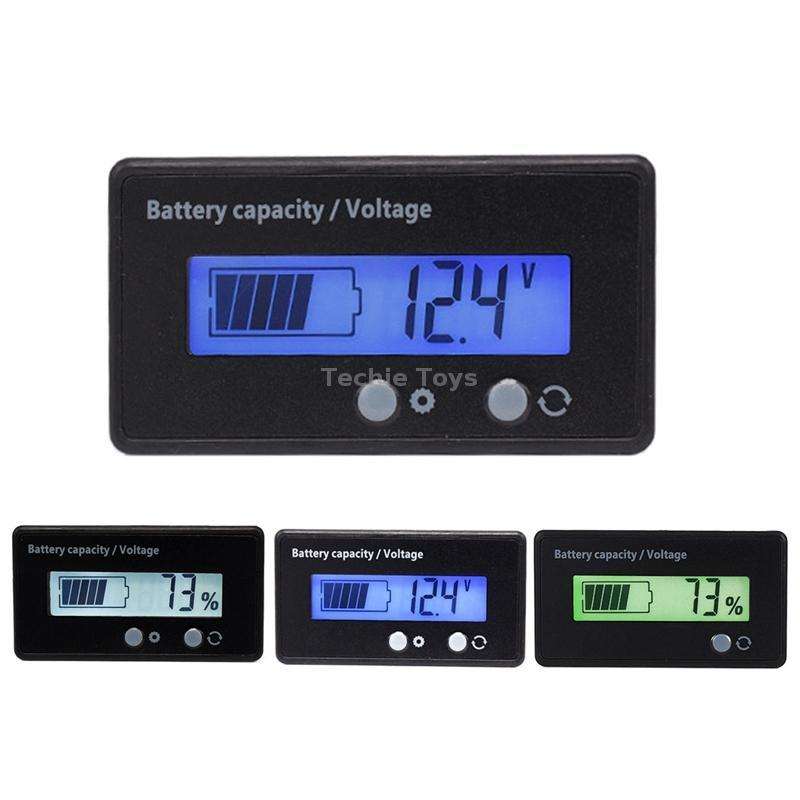 H6133 12V-84V Lead-acid Battery Voltage Tester Percentage Voltmeter Gauge Lithium Battery Status Mon