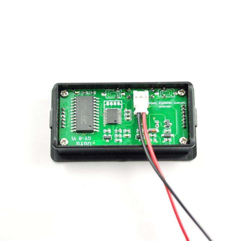 H6133 12V-84V Lead-acid Battery Voltage Tester Percentage Voltmeter Gauge Lithium Battery Status Mon