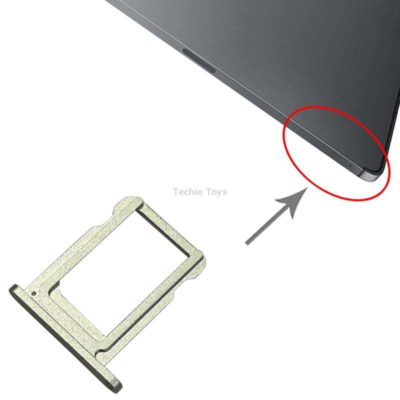 SIM Card Tray for iPad Pro 12.9 inch 2021 (5th gen) A2379 A2461 A2462 (Silver)