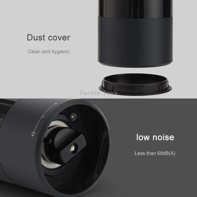 Original Xiaomi Youpin Huohou Electric Grinding Machine Automatic Mill Pepper Grinder(Black)
