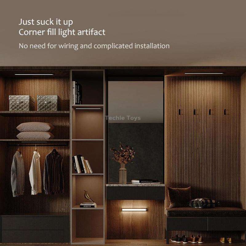 20cm Original Xiaomi Youpin YEELIGHT LED Smart Human Motion Sensor Light Bar Rechargeable Wardrobe C
