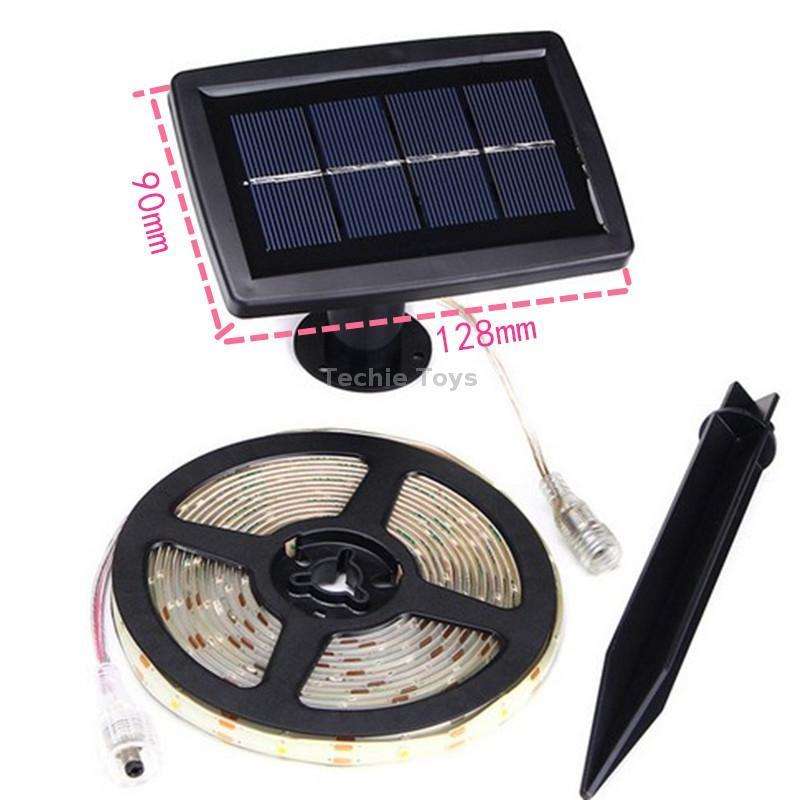 TYN002 5m 150 LEDs Solar Powered Garden Decoration LED Light Strip (Red Light)