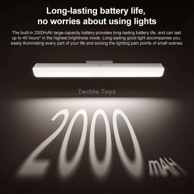 Original Xiaomi Mijia Magnetic Reading Lamp 2000mAh Type-C Rechargeable LED Desk Lamp