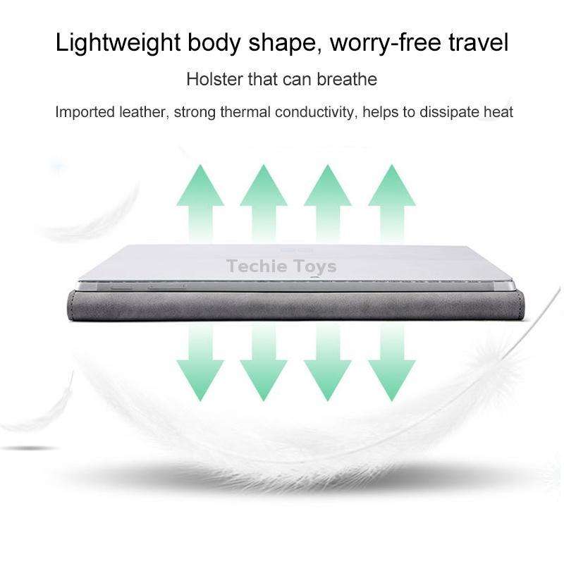For Microsoft Surface Pro 7 / 7+ South African Sheepskin Magnetic Horizontal Flip Leather Case with