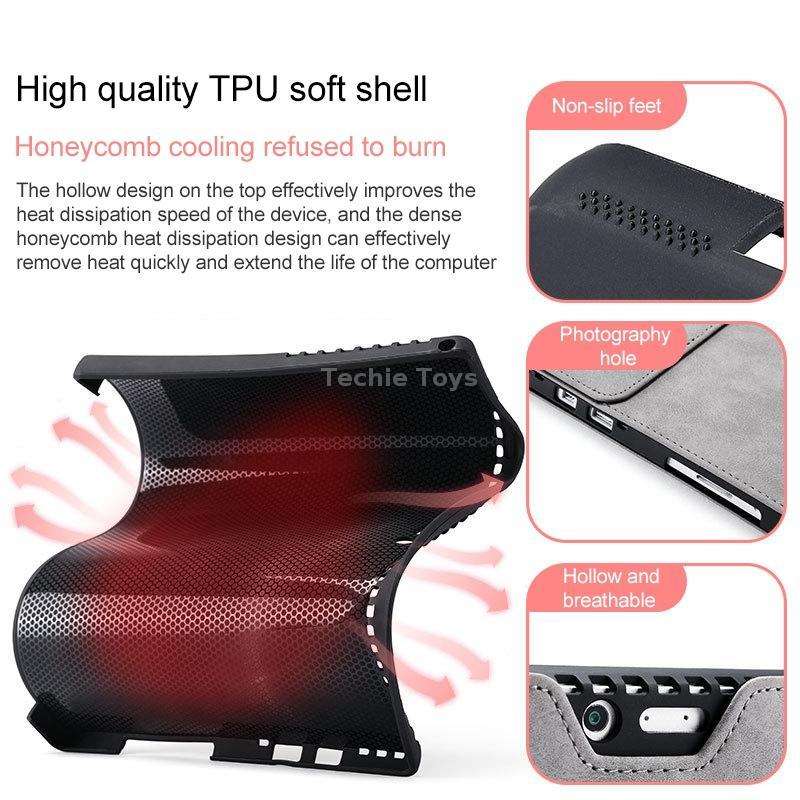 For Microsoft Surface Pro 7 / 7+ South African Sheepskin Magnetic Horizontal Flip Leather Case with