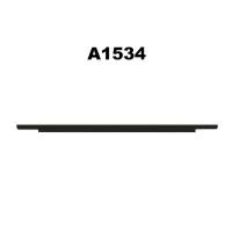 Glass Material LCD Screen Display Front Bezel Logo Cover for MacBook 12 inch Retina A1534(Grey)