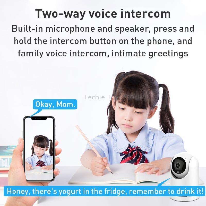 YT64 ICSEE 1080P Pan-tilt WiFi Smart IP Camera, Support TF Card / Two-way Audio / Motion Detection /