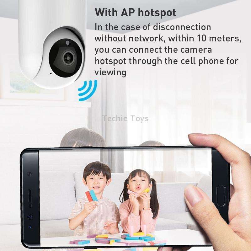 YT64 ICSEE 1080P Pan-tilt WiFi Smart IP Camera, Support TF Card / Two-way Audio / Motion Detection /
