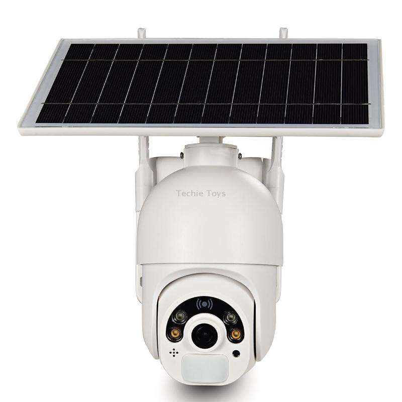 T22 1080P Full HD Solar Powered 4G Network EU Version Camera, Support PIR Alarm, Night Vision, Two W
