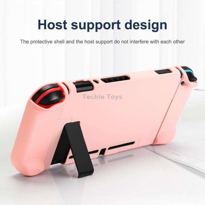 For Nintendo Switch Pure Color Shockproof TPU Case(Purple)