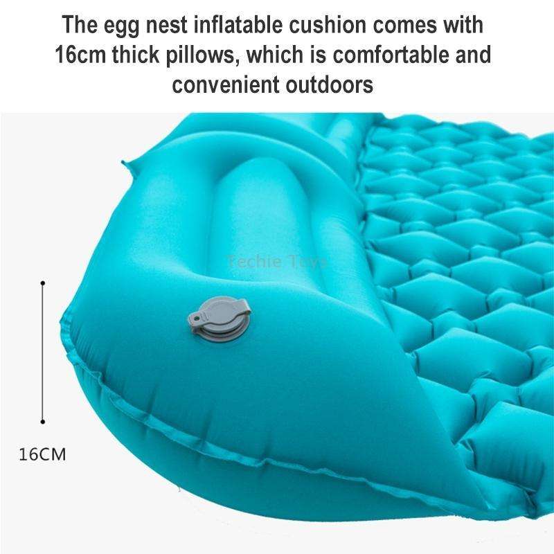 Outdoor Camping Foot-step Automatic Inflatable Cushion Portable TPU Inflatable Double Bed, Size: 195