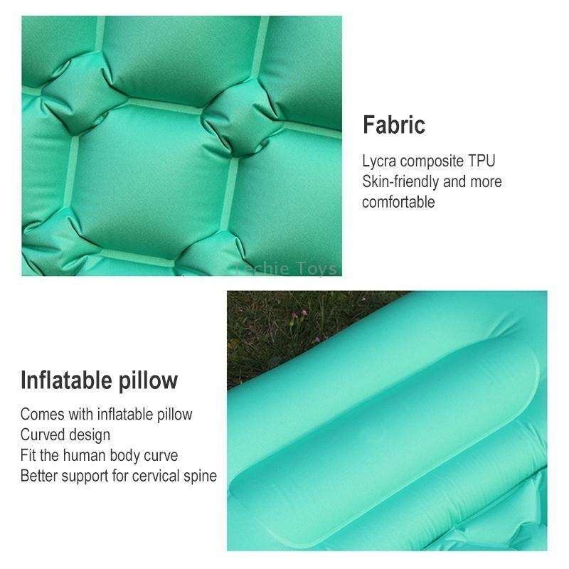 Outdoor Camping Foot-step Automatic Inflatable Cushion Portable TPU Inflatable Double Bed, Size: 195