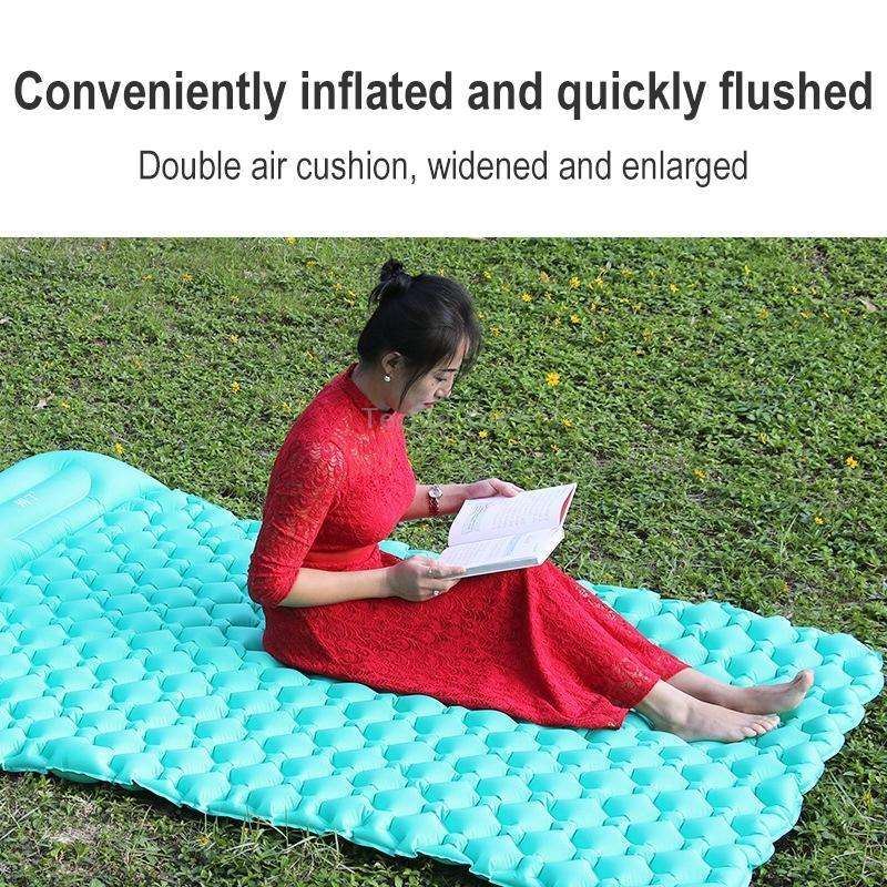 Outdoor Camping Foot-step Automatic Inflatable Cushion Portable TPU Inflatable Double Bed, Size: 195