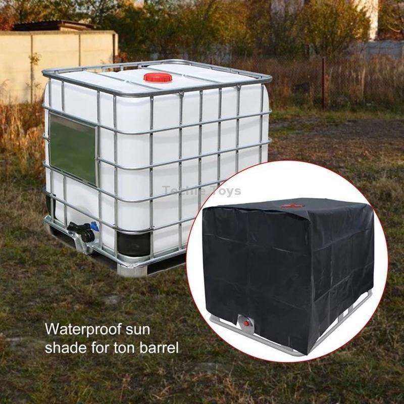 210D Oxford Cloth 1000L IBC Water Tank Sunscreen Dust Cover (Green)