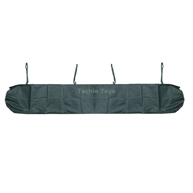 Retractable Roller Blind Awning Waterproof and Dustproof Protective Cover, Length: 4m (Black)