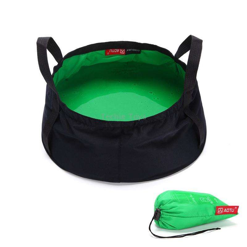 AOTU AT6620 Portable Travel Laundry Wash Basin (Green)