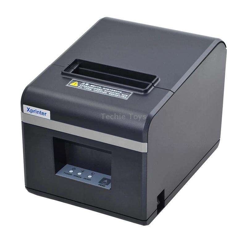 Xprinter N160II USB+WIFI Interface 80mm 160mm/s Automatic Thermal Receipt Printer, EU Plug