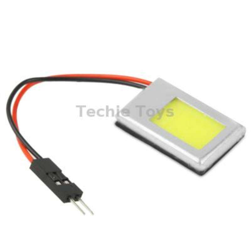 5W White Light LED Car Interior Lamp with T10 Dome + BA9S Festoon Adapter