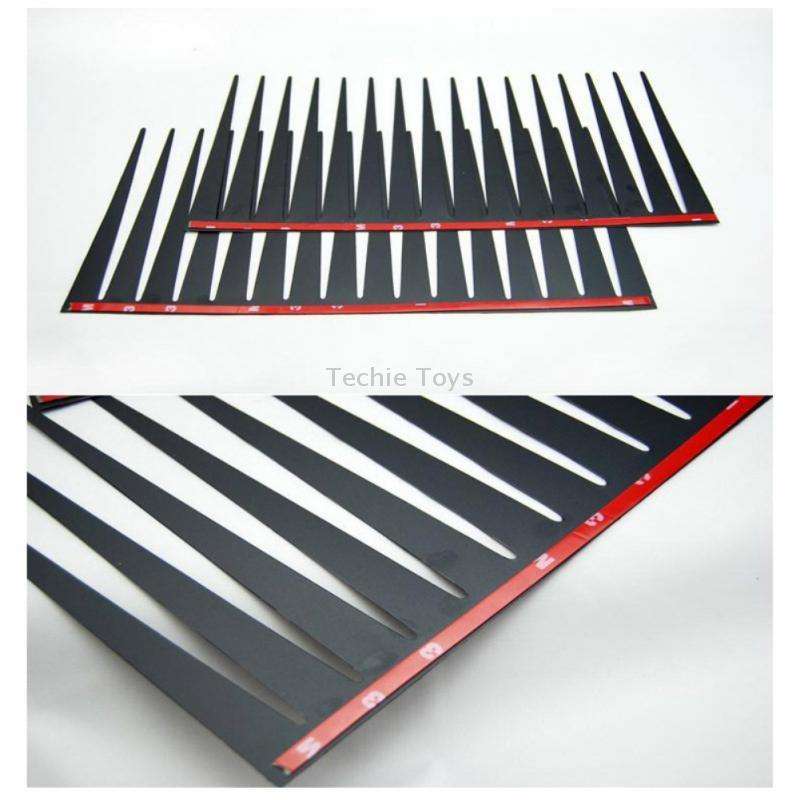 2 PCS Etle Electric Eye Vehicle Eyelashes(Black)