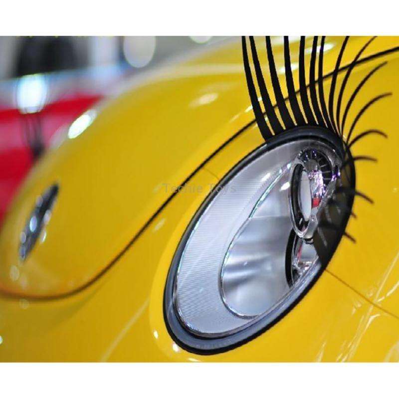 2 PCS Etle Electric Eye Vehicle Eyelashes(Black)