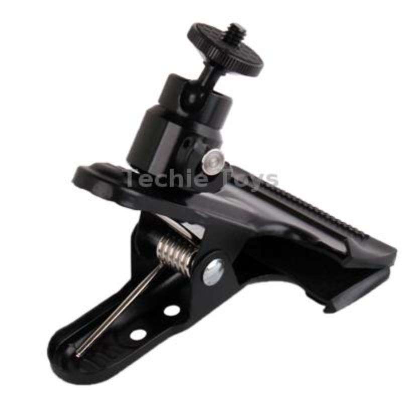 Swivel Clamp Holder Mount for Studio Backdrop Camera(Black)